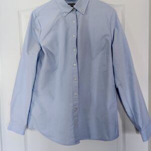 Lands' End Light Blue Women's Blouse